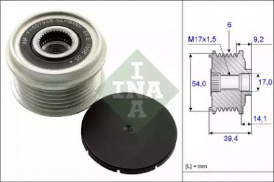 WILMINK GROUP wg1253726 -  Механизм свободного хода генератора